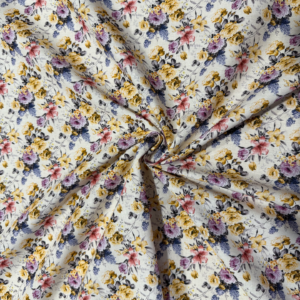Algodón estampado floral G11