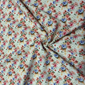 Algodón estampado floral G17