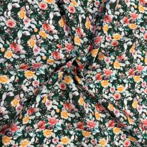 Algodón estampado floral G5