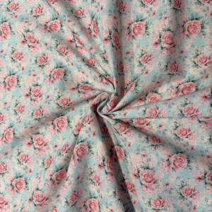 Algodón estampado floral G6