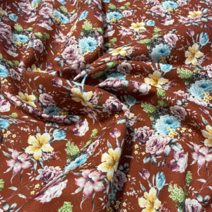 Algodón estampado floral G8