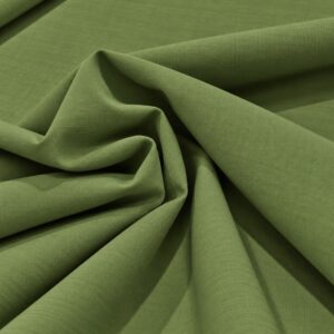Popelín verde musgo