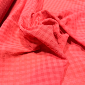 Vichy seersucker rojo