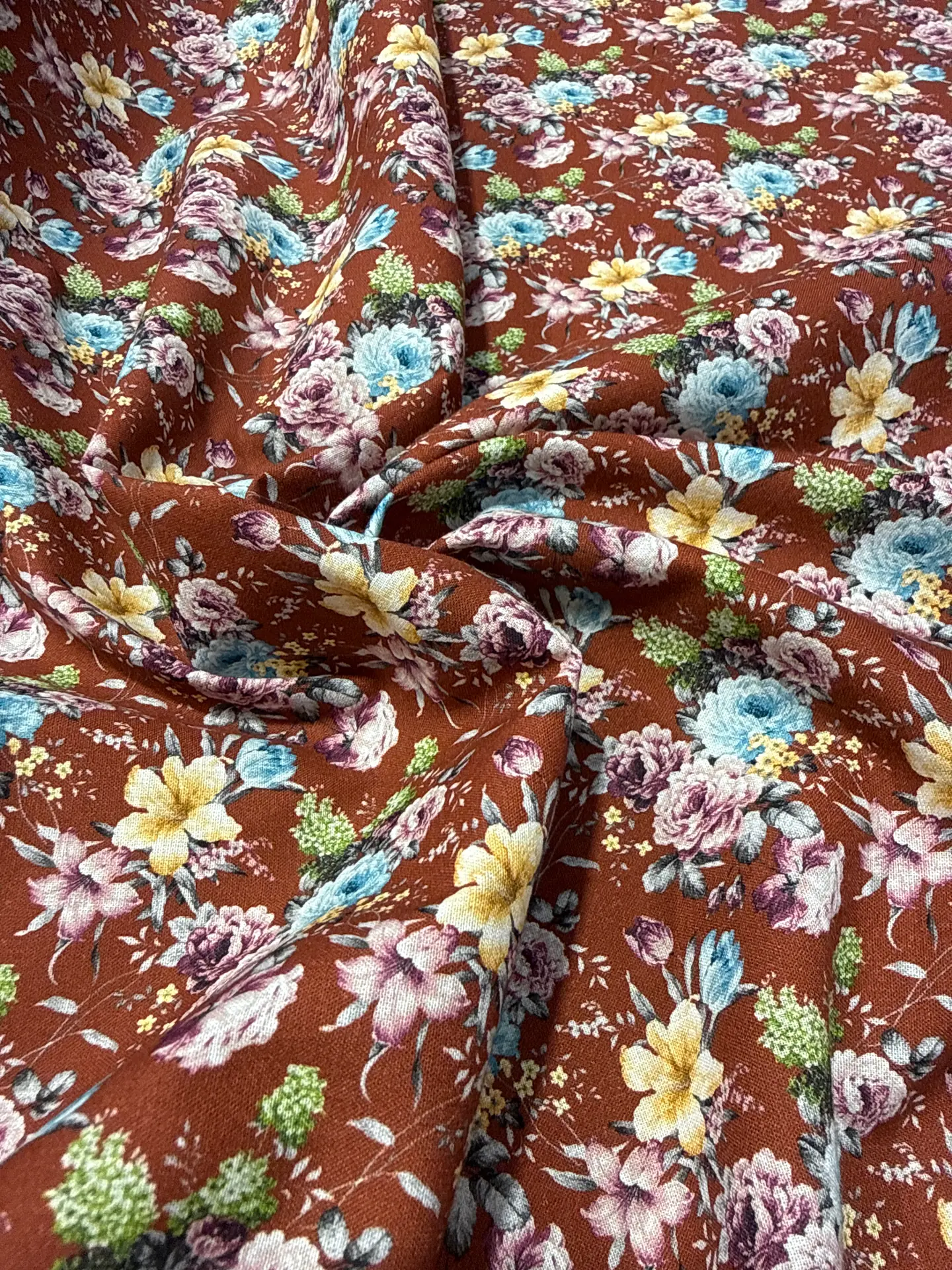 Algodón estampado floral G8