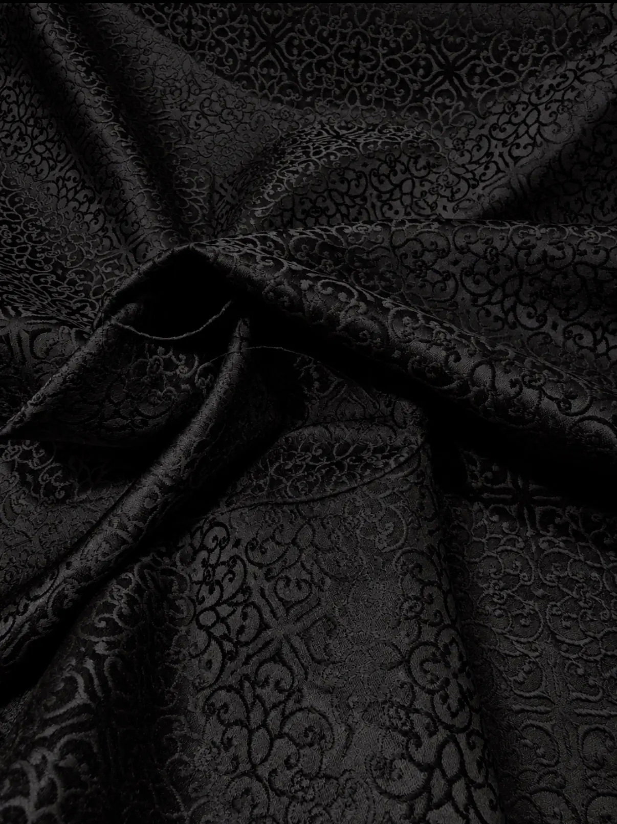 Brocado 8595 negro – vista 3