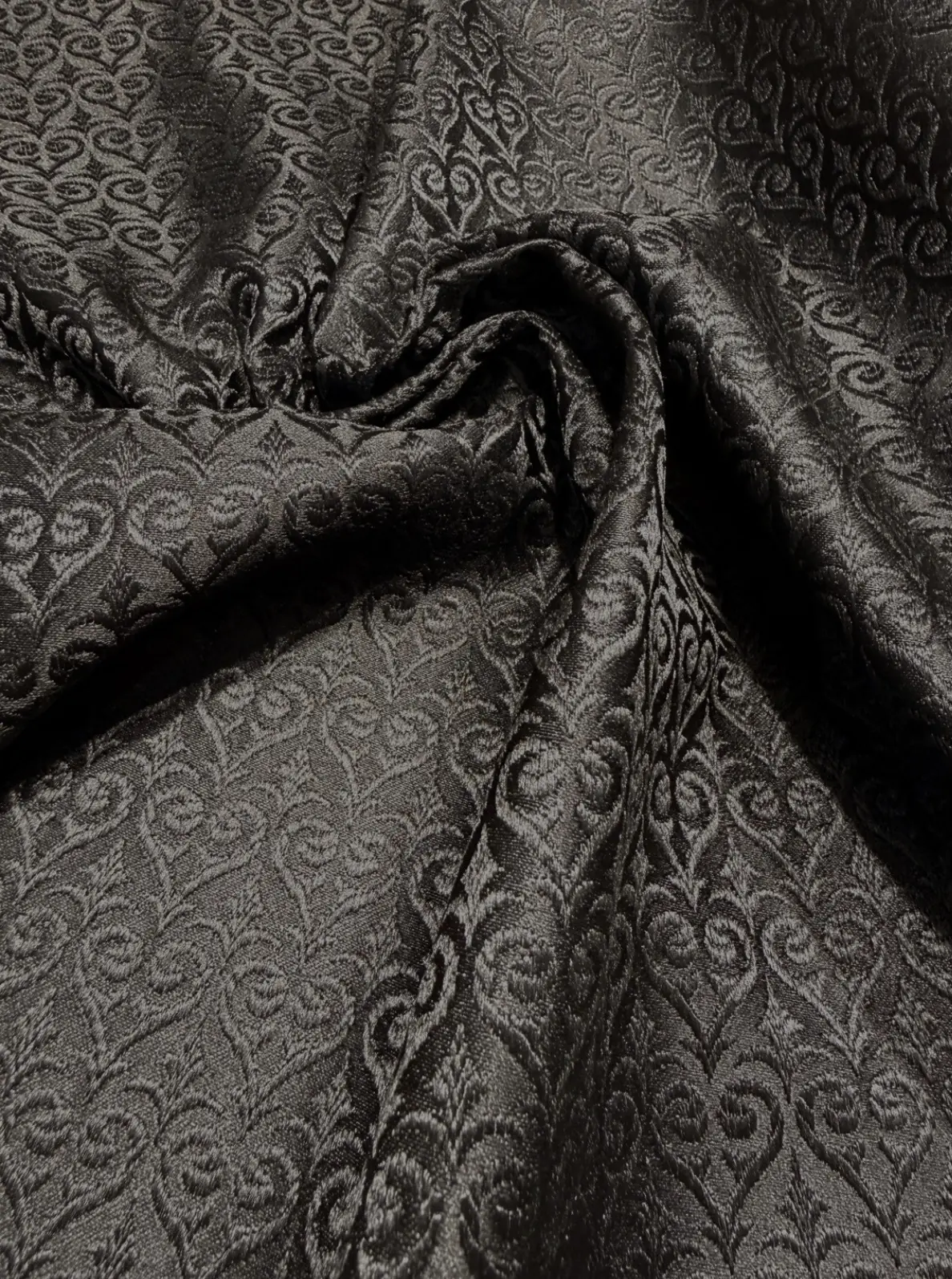 Brocado 8906 negro – vista 2