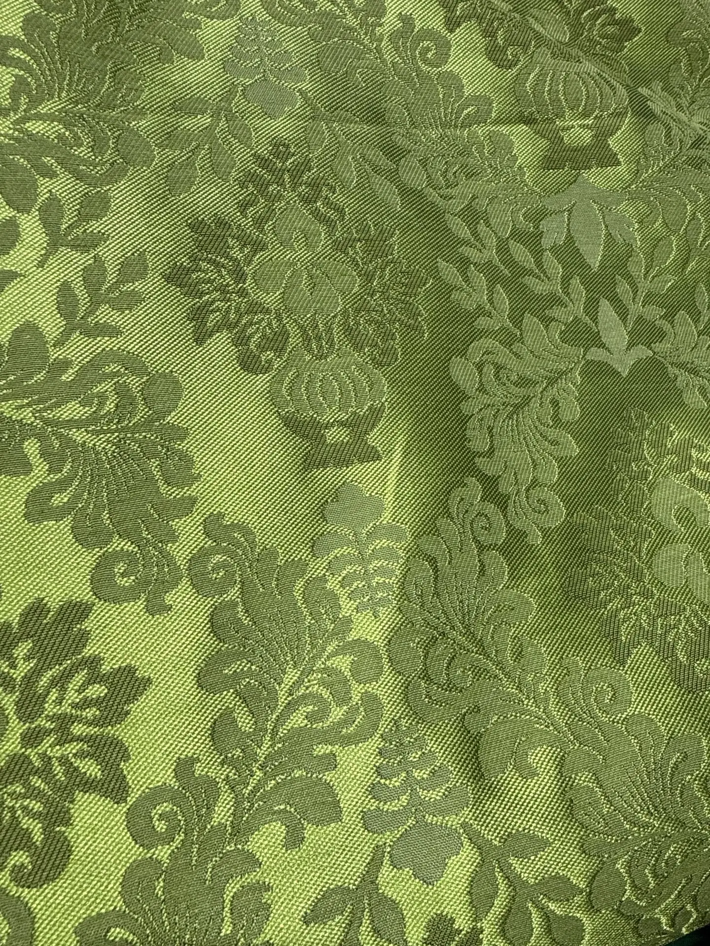 Brocado TX verde pistacho – vista 2