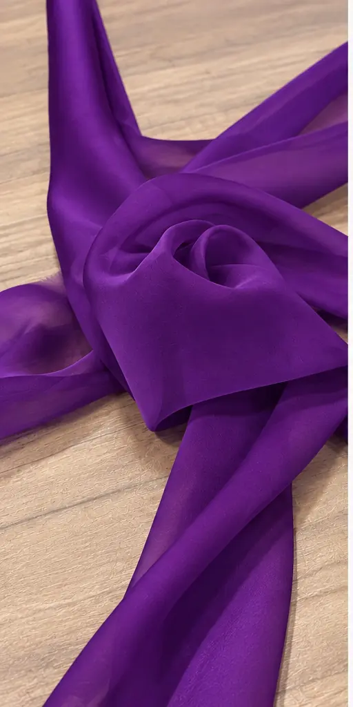 Gasa de seda morado – vista 2