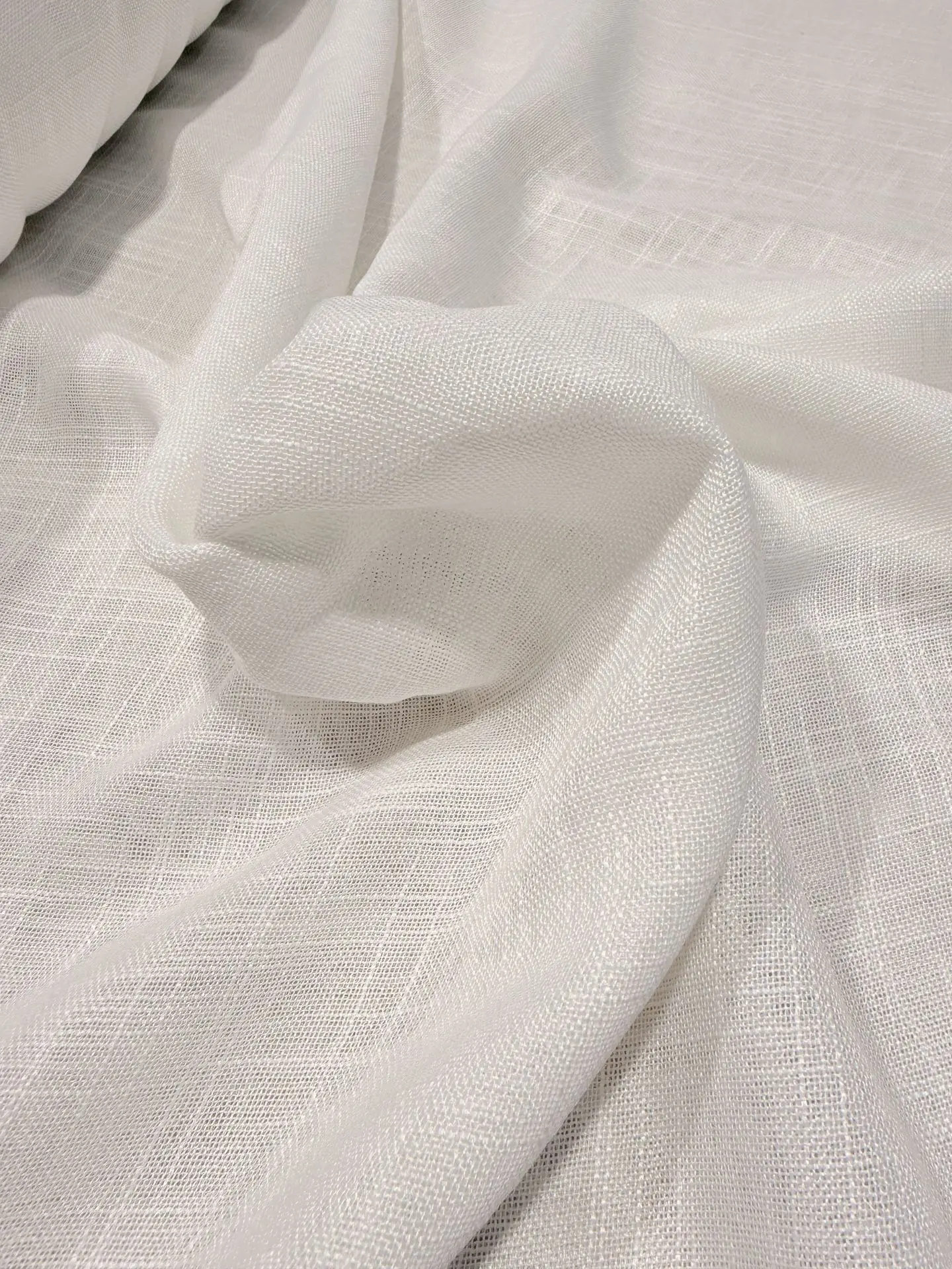 Lino cortina MQT blanca