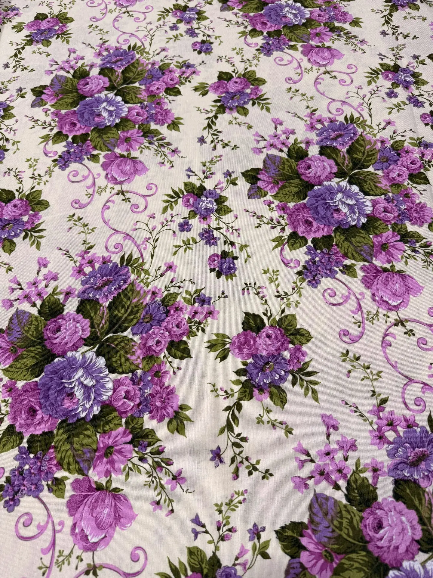 Loneta flores lavanda – imagen 2