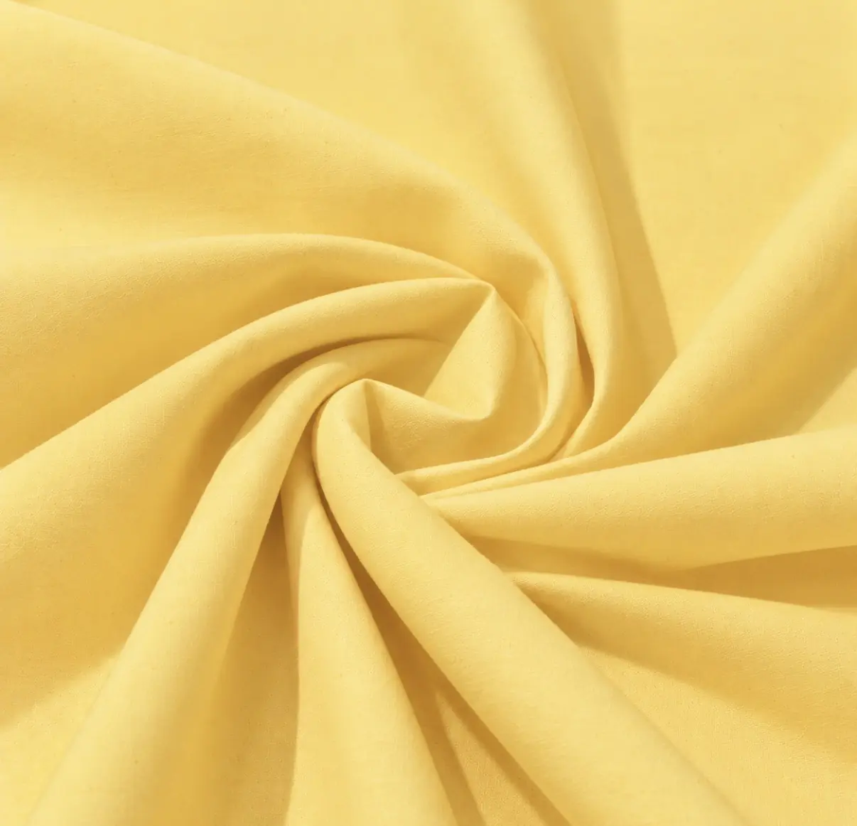 Popelín amarillo pastel – imagen 2