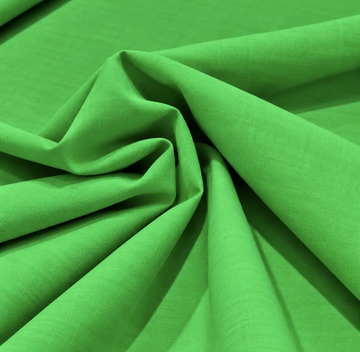 Popelín verde