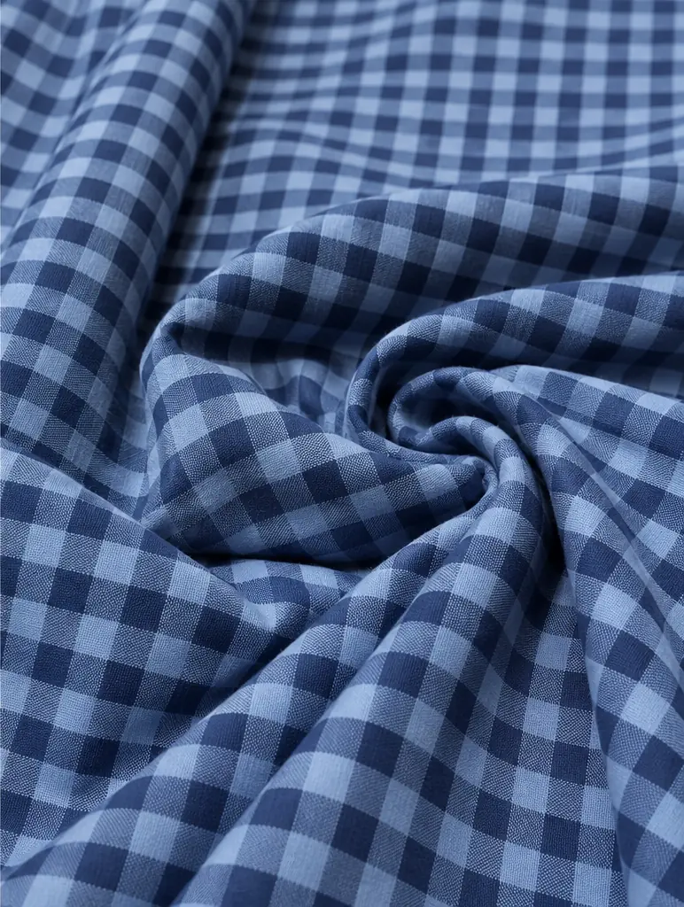 Seersucker azul