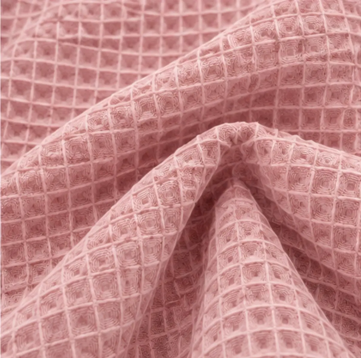 Waffle rosa maquillaje